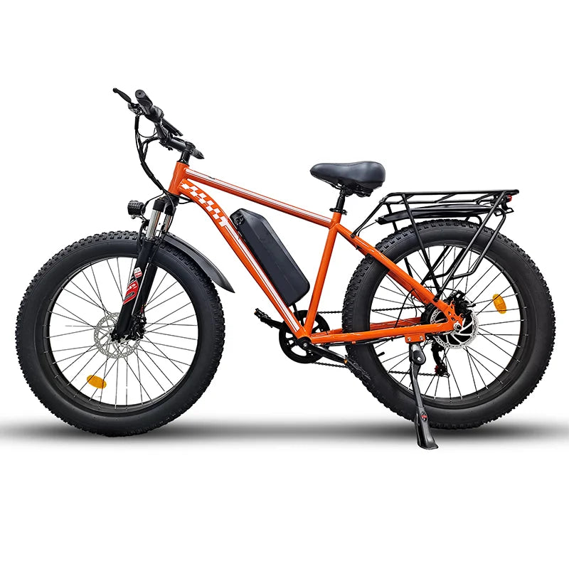 Electric Bicycle 1000W Motor 48V15AH Lithium Battery Electric Bike Disc Brake 26*4 Inch Fat Tire Snow E-bike