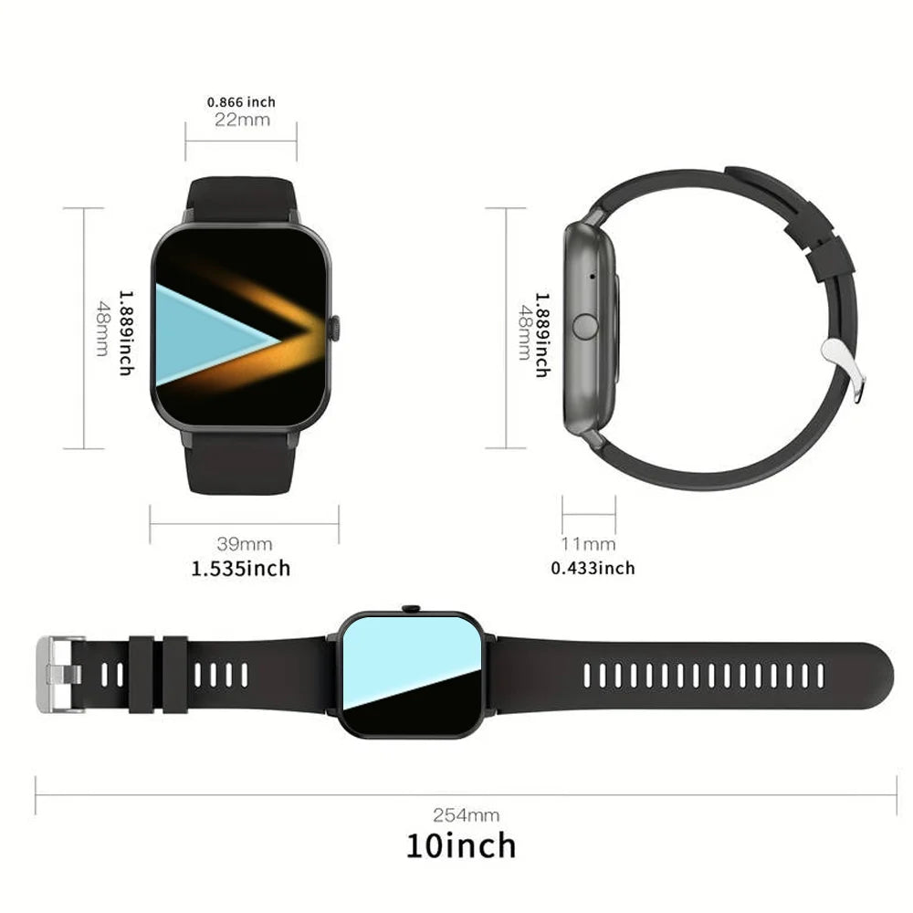 SENBONO Men‘s Smart Watch Bluetootn Call Heart Rate Monitor Sport IP68 Waterproof Smartwatch For Women Men