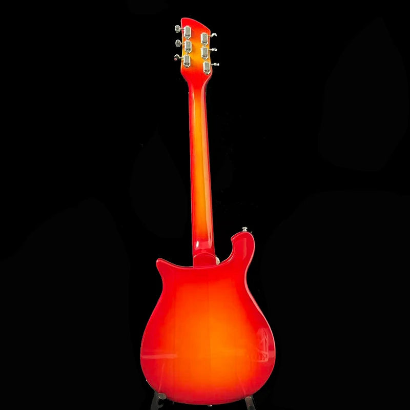 KGD Sunset Color Scheme, H-H Pickup Electric Guitar, Round Stainless Steel Frets, Christmas Gift, In-Stock Local Warehouse with