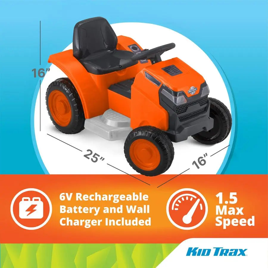 XMSJ Trax 6V Ride On Mower for Kids Toy VehiclePro