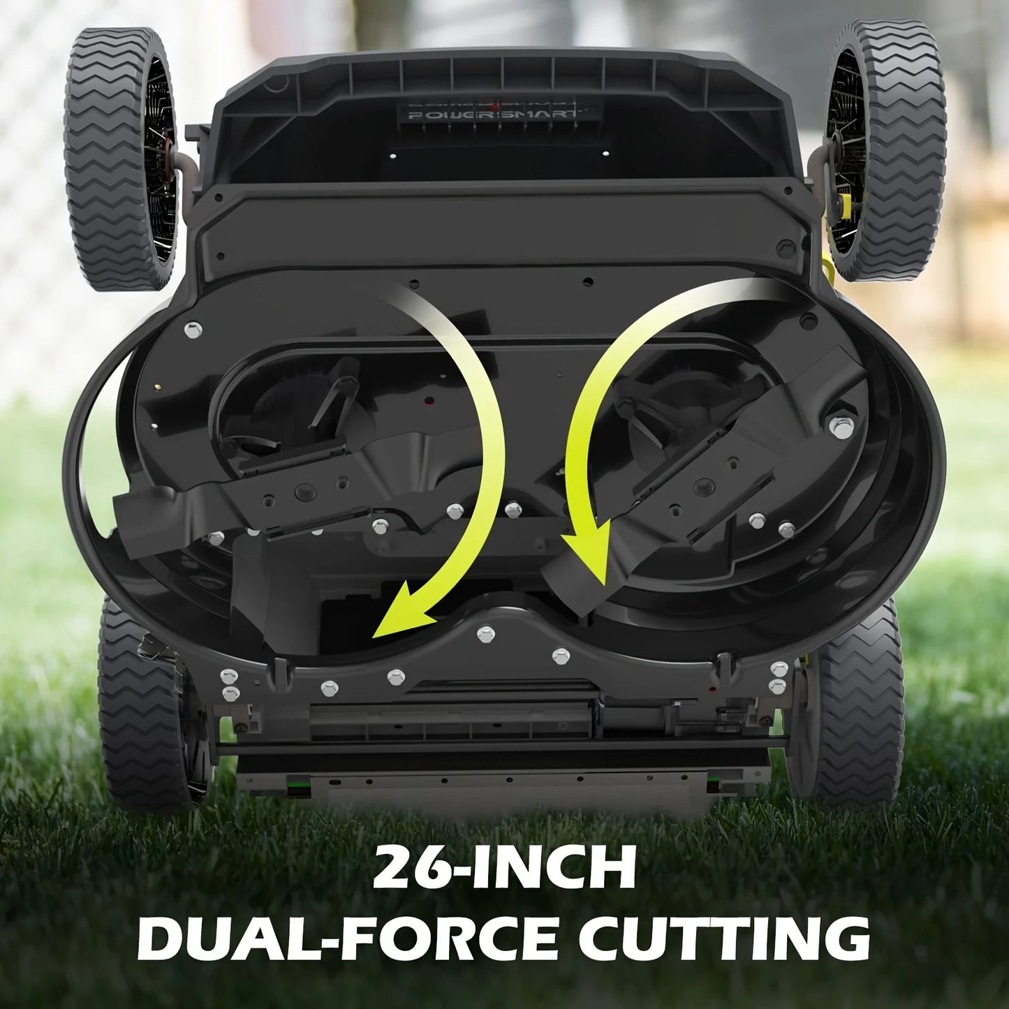 PowerSmart 80V Cordless Self Propelled Lawn Mower With 6.0Ah Battery