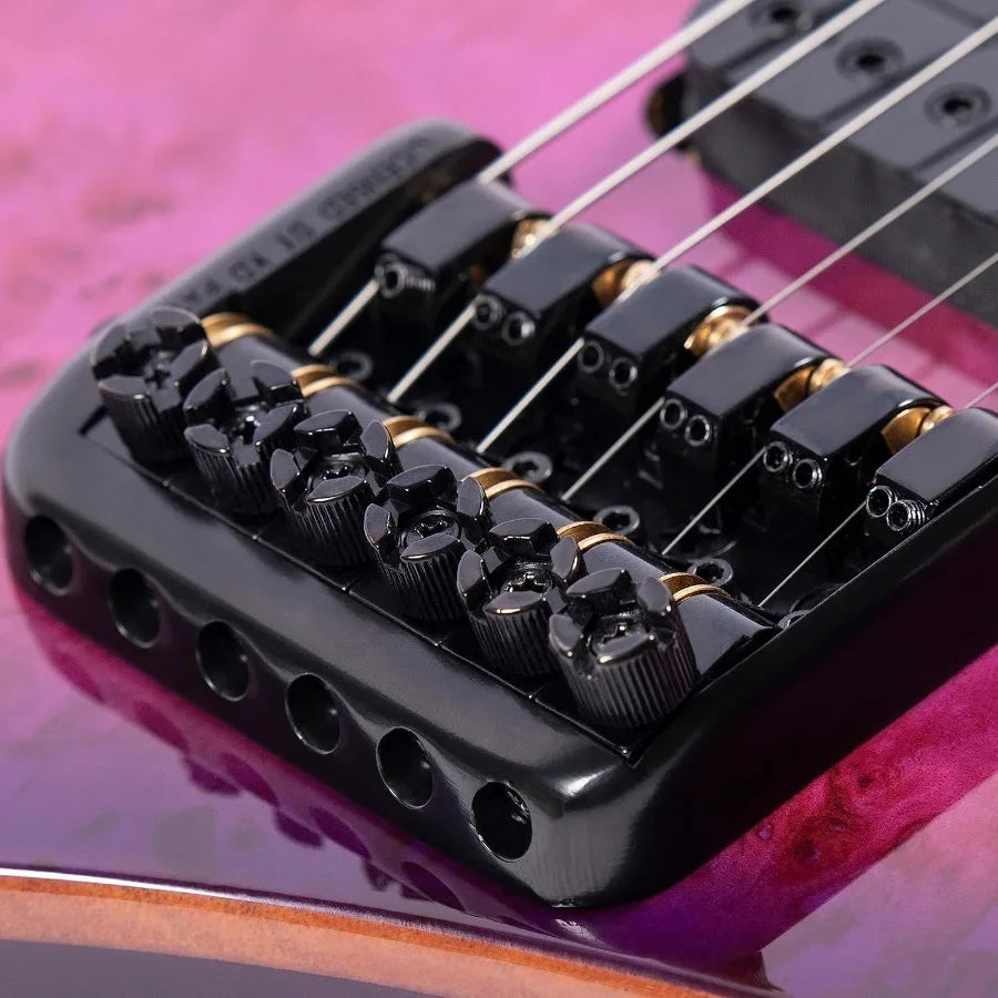 6String Headless Electric Guitar with Flame Maple Veneer and Maple Neck on Mahogany Body for Professional Stage Performance and