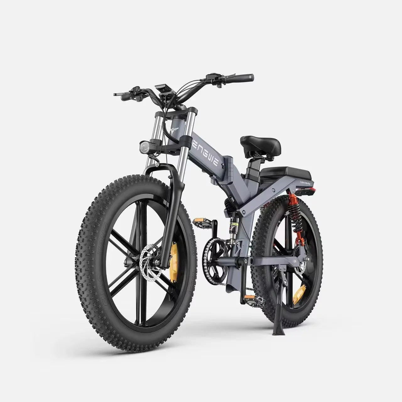 ENGWE X26 E Bike Folding 1000W Motor 48V29.2AH Lithium Battery All-terrain Electric Bicycle Adult 26*4.0 Fat Tire Electric Bike