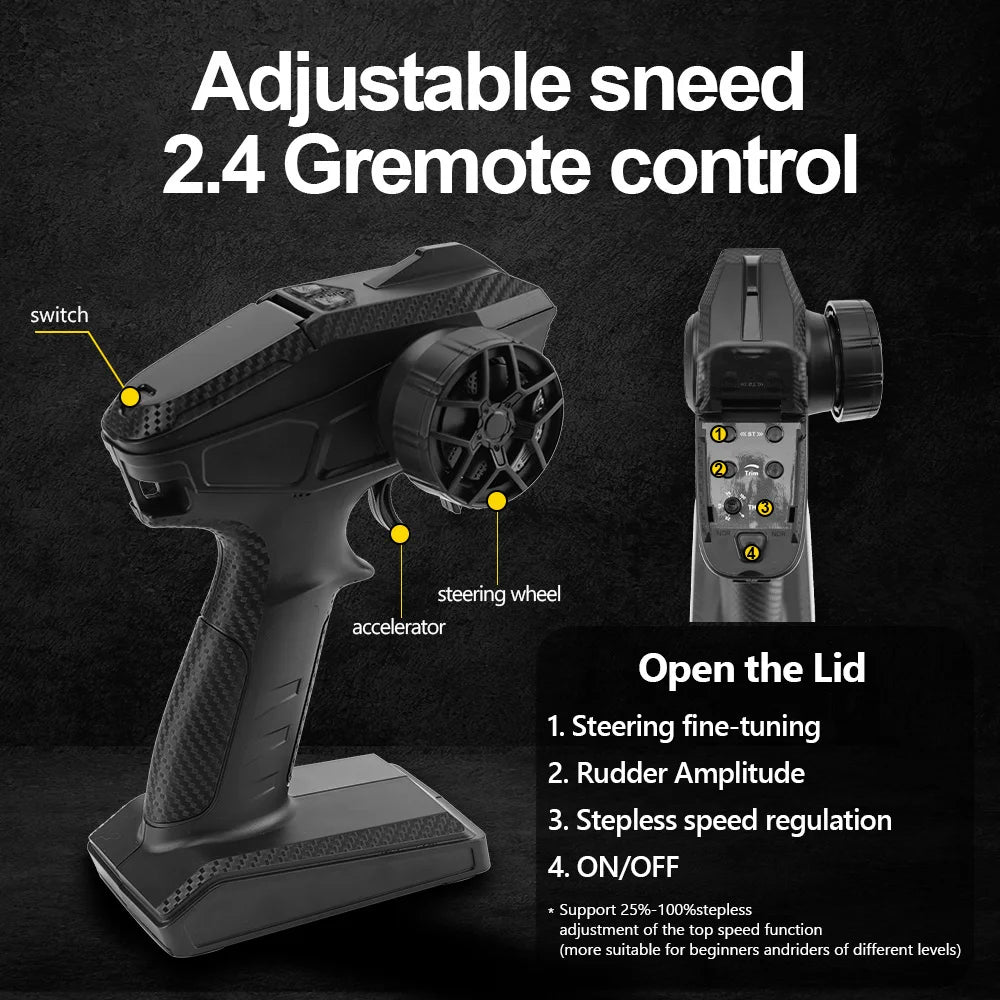 JIUSI WB12 PRO 1/12 RC Car 80KM/H 4WD Racing Car Brushless Remote Control Car Competitive Off-road 4WD RC Car Toys As Gift