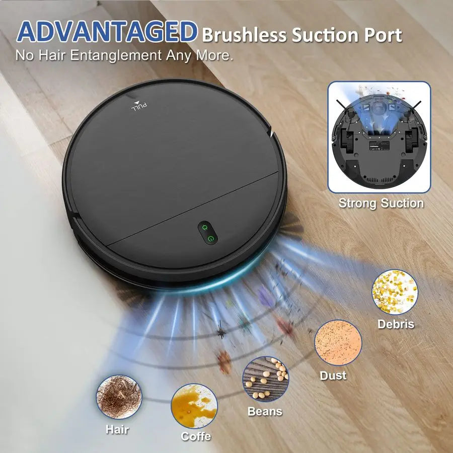 Vacuum and Mop Combo, WiFi App Alexa, Robotic Vacuum Cleaner with Schedule, 2 in 1 Mopping Robot Vacuum with Watertank and Dustb