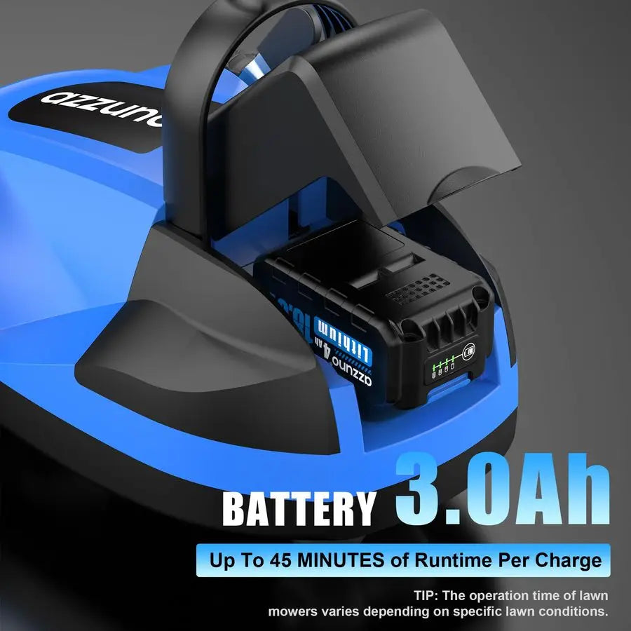 XMSJ 20V Cordless Lawn Mower With 3Position Height Adjustment