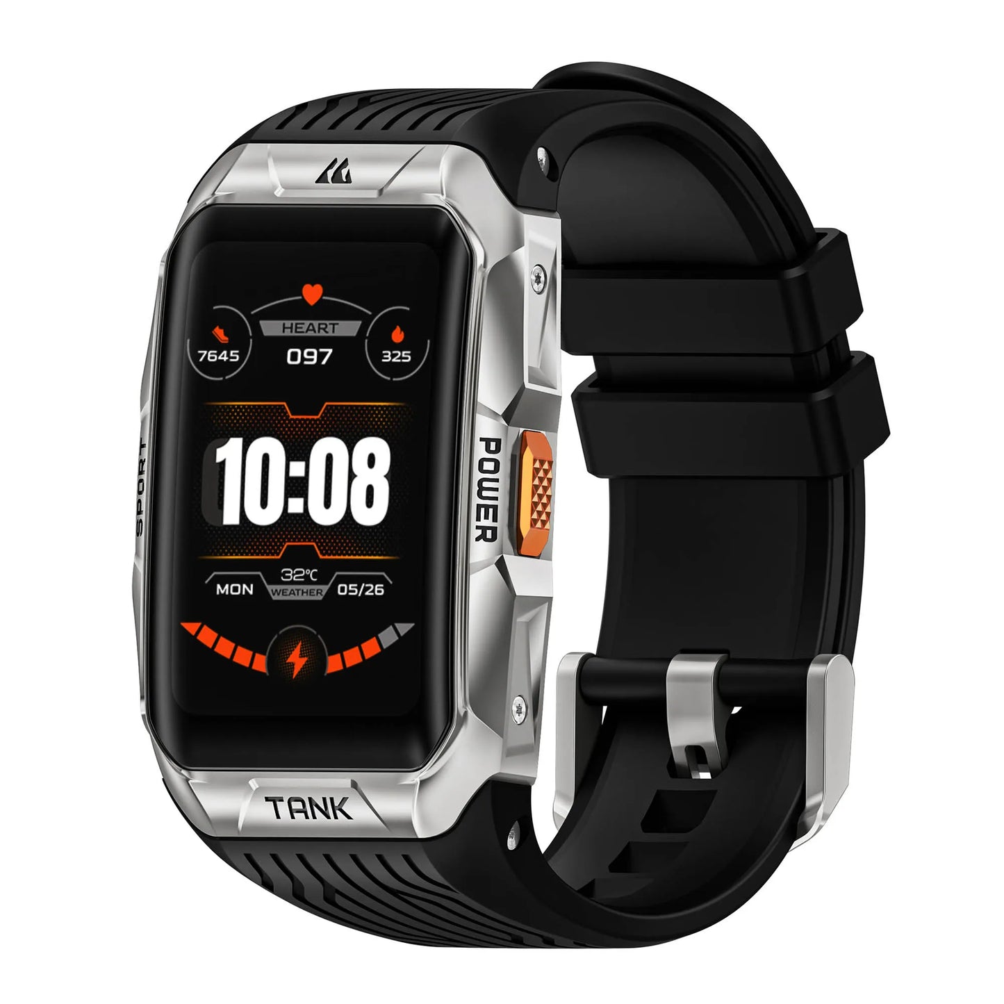KOSPET TANK X2 Smart Watch For Men IP69K Waterproof 3D Curved Screen 1.64'' AMOLED Bluetooth Call 170 Sport Modes Smartwatch