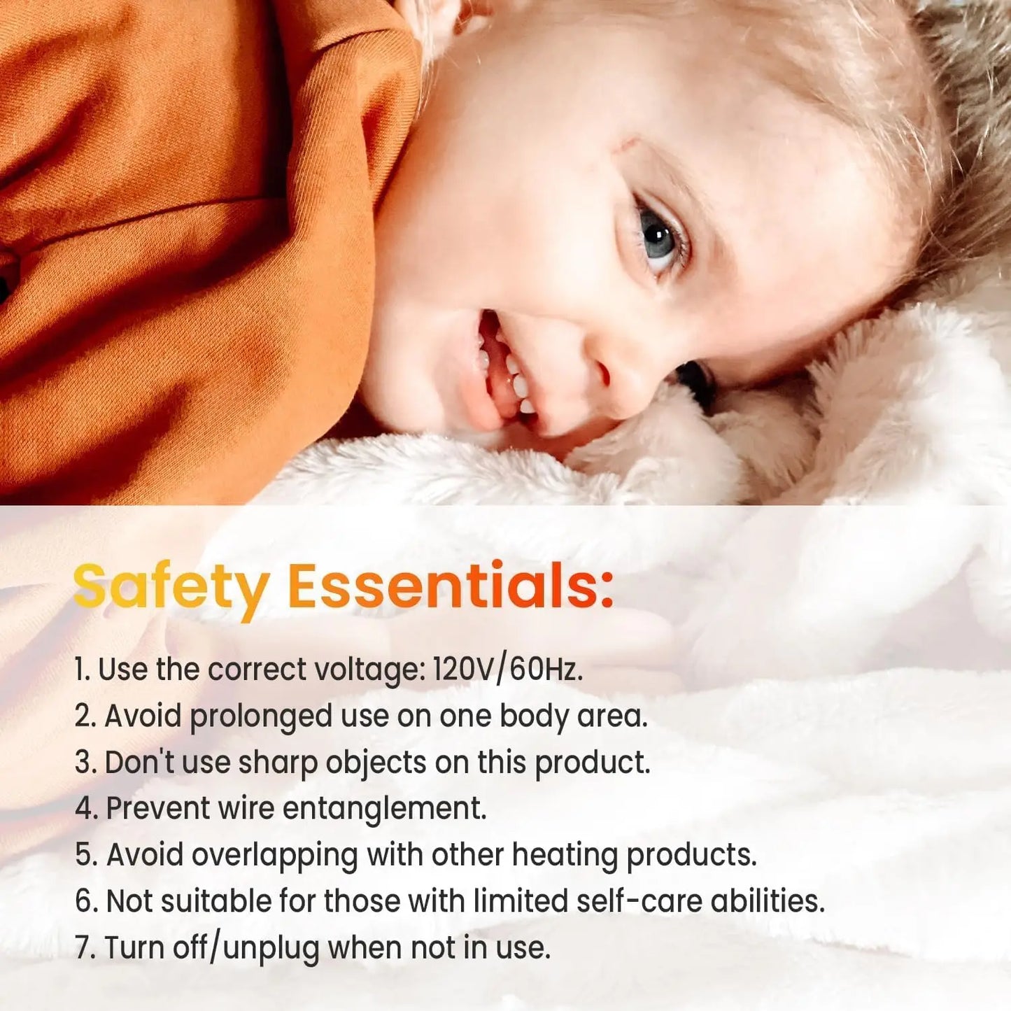 King Size Electric Blanket with Dual Control, 10 Heat Levels & Auto Off, Overheat Protection, Faux Fur & Sherpa