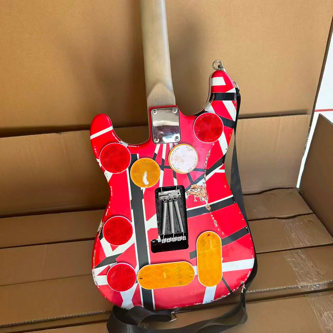 STOCK Eddie Edward Van Halen, carbon baked maple guitar head, commemorative guitar, in stock, Preferred Gift