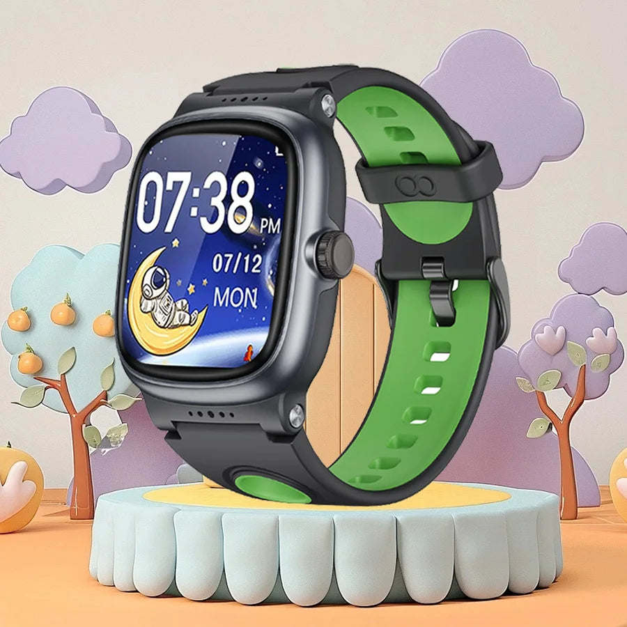 Smart Watch for Children 4-15 Years Old with 20 Games, Camera Control Alarm Clock Music Player Pedometer Birthday Gift (Blue)