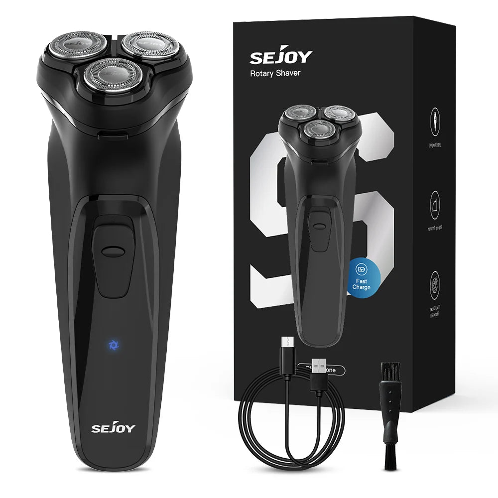 Sejoy Electric Razor for Men Rechargeable Electric Razor Shaving Machines Mens Electric Shavers,