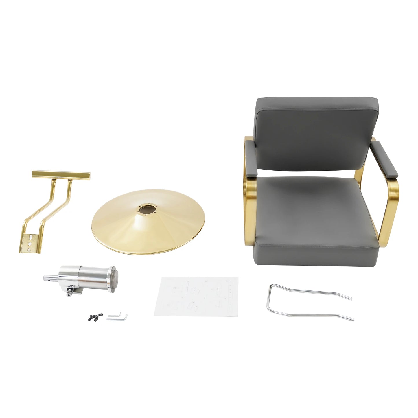 360° Rotating Barber Chair, Height Adjustable Hair Salon Barber Chair for Hair Stylist, Beauty Salons, Nail Salons