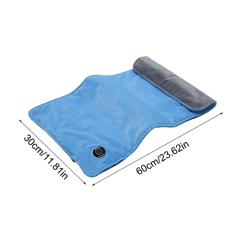 USB Electric Heating Blanket Heated Throw With 3 Heat Settings Fast Heating Blanket Warm Wrap For Home Travel 11.8 X 23.6 Inch