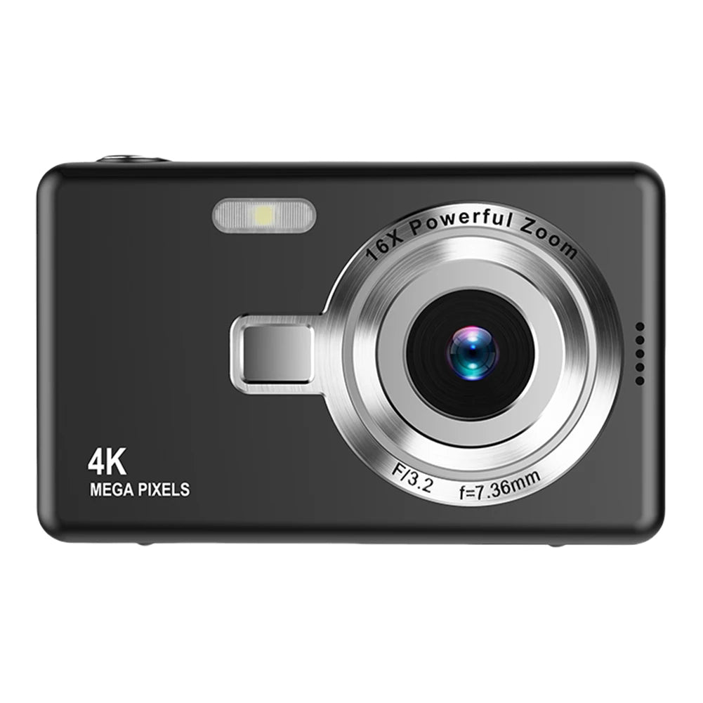 4K HD 1080P Digital Camera Anti-Shake Autofocus Vlogging Camera 2.4 Inch IPS Screen Photography Camera for Photography and Video
