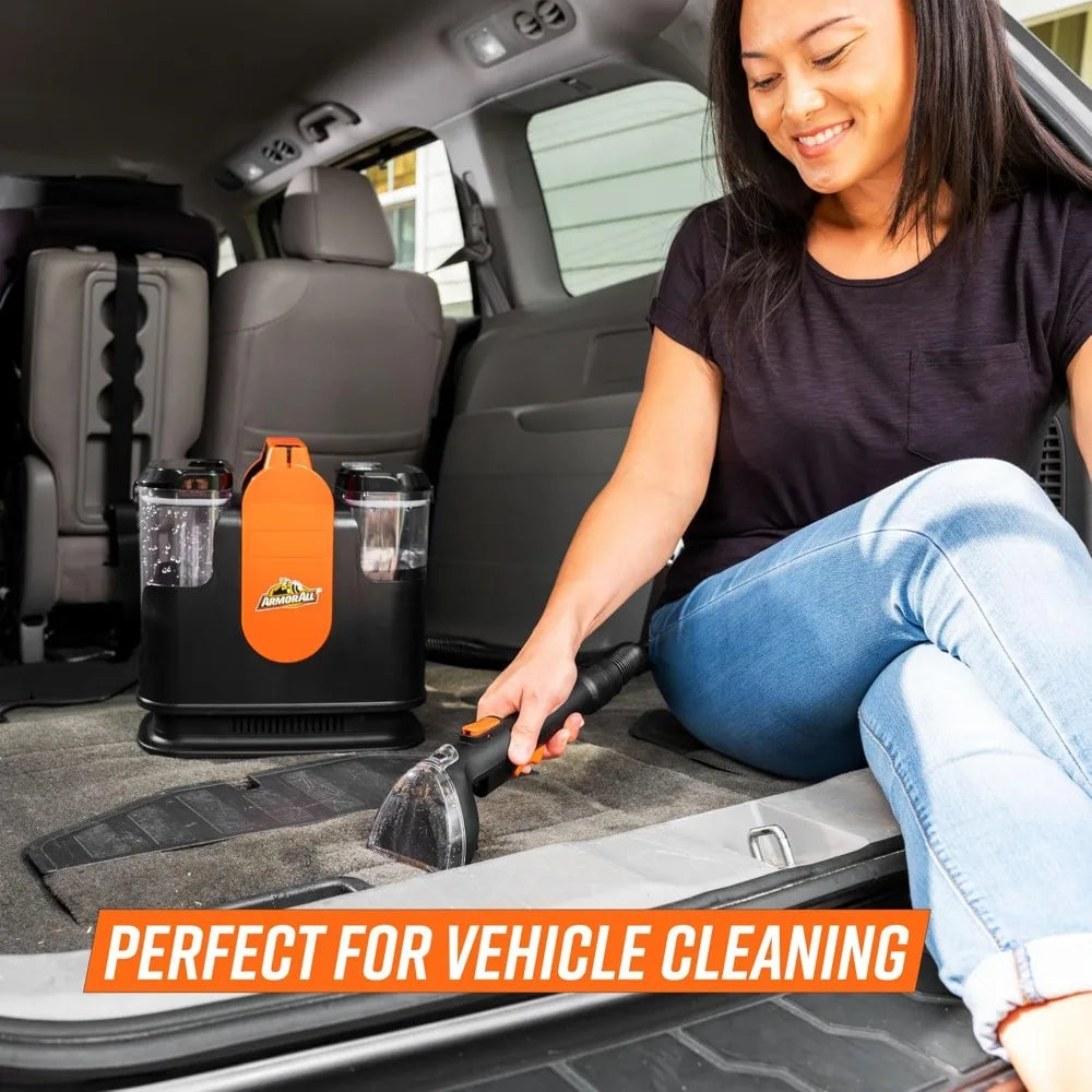 Portable Carpet & Upholstery Cleaner with Tools for Pets, Rugs, Couches and Auto Interiors