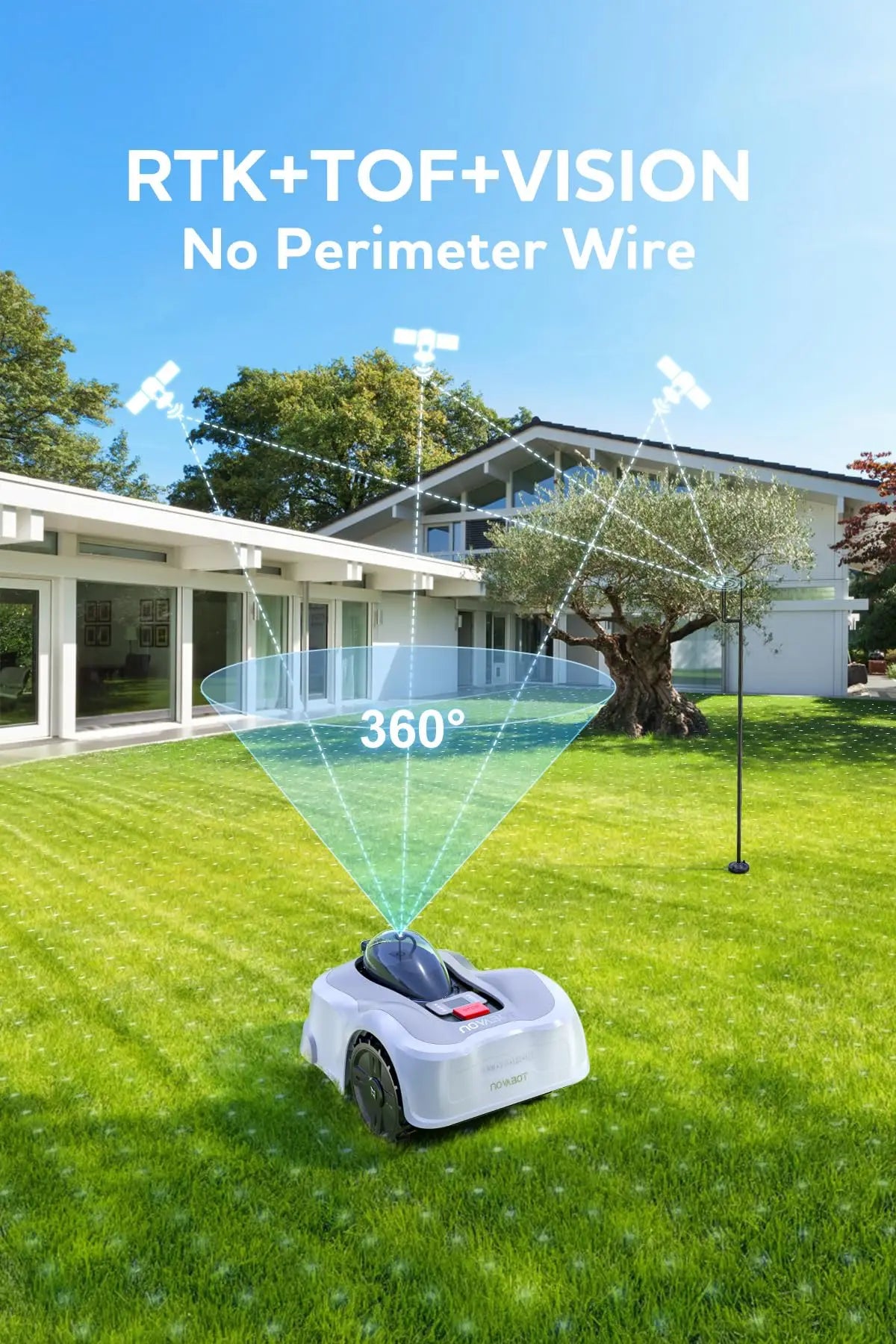 Novabot N1000 Robot Lawn Mower With AI Mapping App