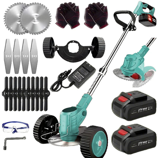 Lawn Care Cordless Trimmer And Leaf Blower Combo Kit