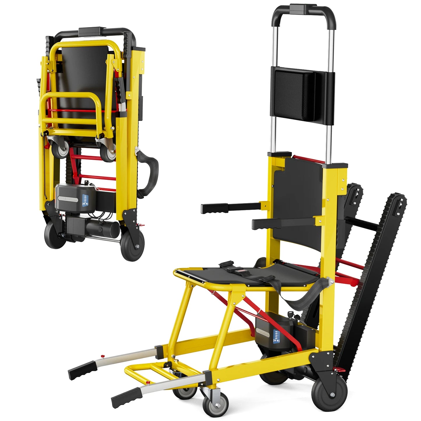 Stair Lifting Motorized Climbing Wheelchair Stair Elevator Lift Track Climbing Wheelchair 440lb Limit  Assist Wheelchair