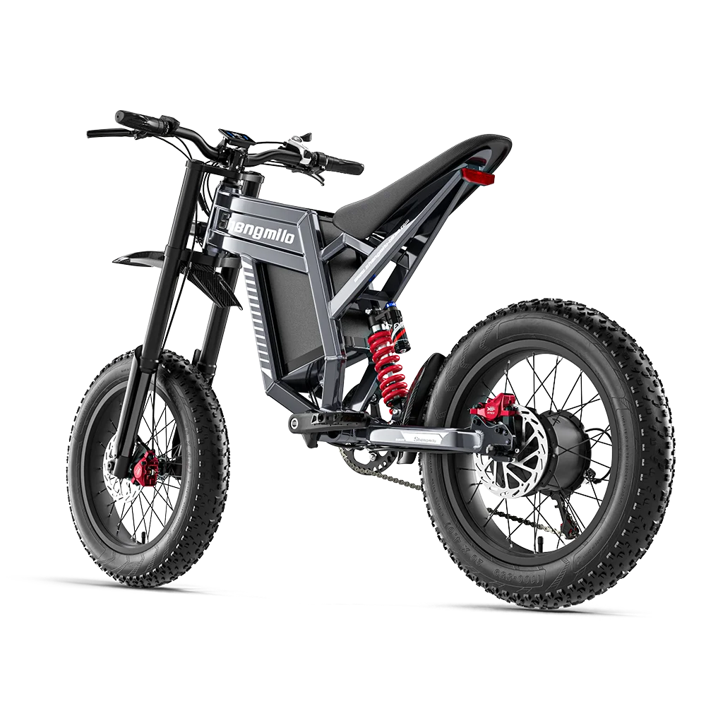 Shengmilo S900 Adult Electric Bicycle 1500W 60V30AH Battery Mountain Electric Bike 20 inch Fat Tire Ebike Electric Dirt Bike
