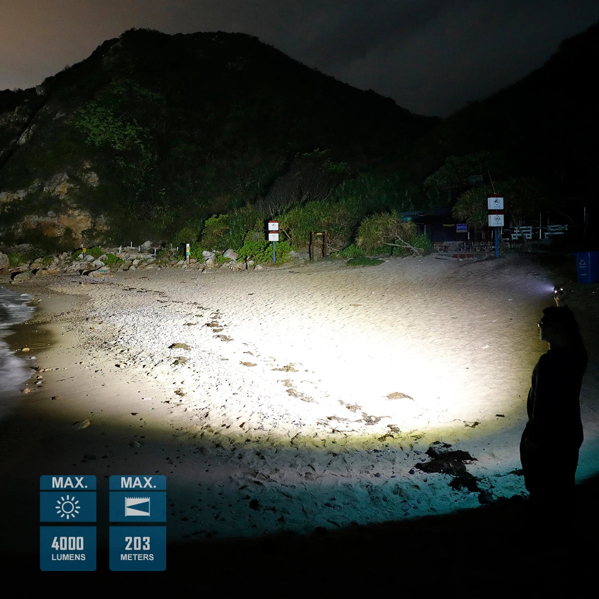 IMALENT LD70 EDC Flashlight Powerful Torch 4000 Lumens Cree XHP70.2 LED Handlight Rechargeable Super Bright Lantern for Camping