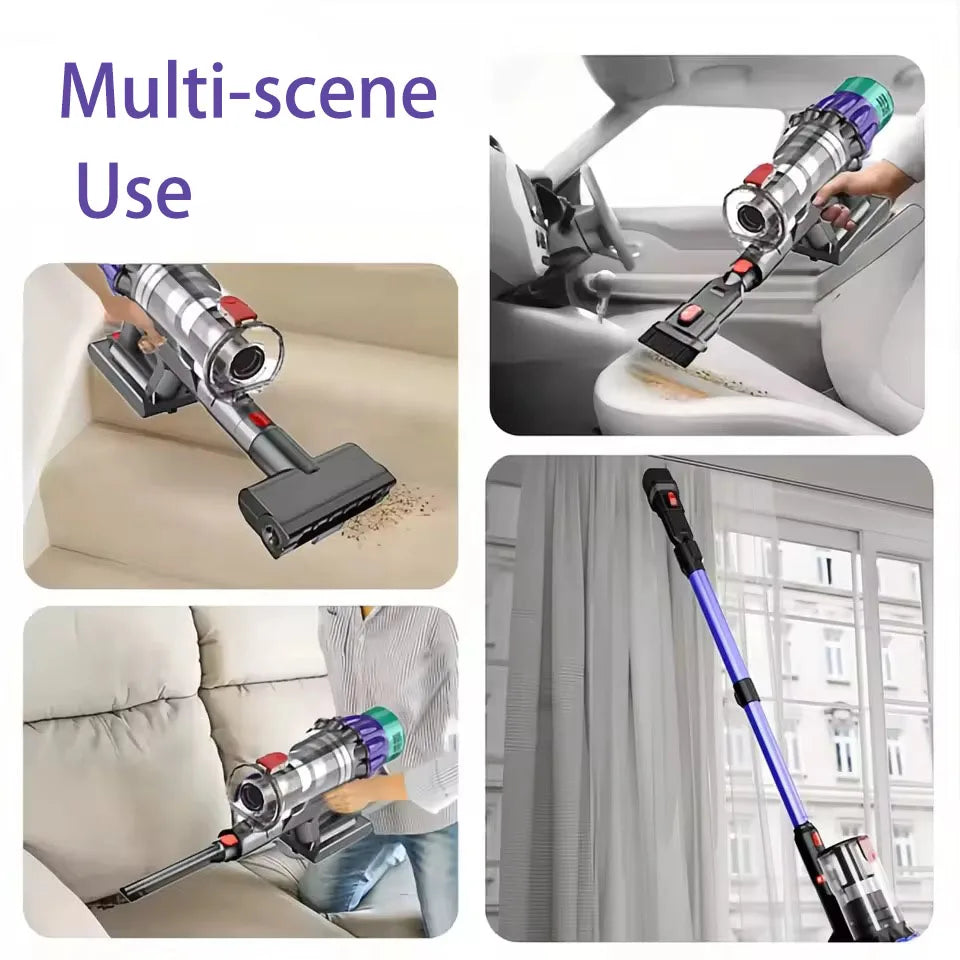55kPa 650W Handheld Vacuum Cleaner Wireless Cordless Vacuum Cleaner Suction Powerful LED Display Dust Cup 1.2L For Smart Home