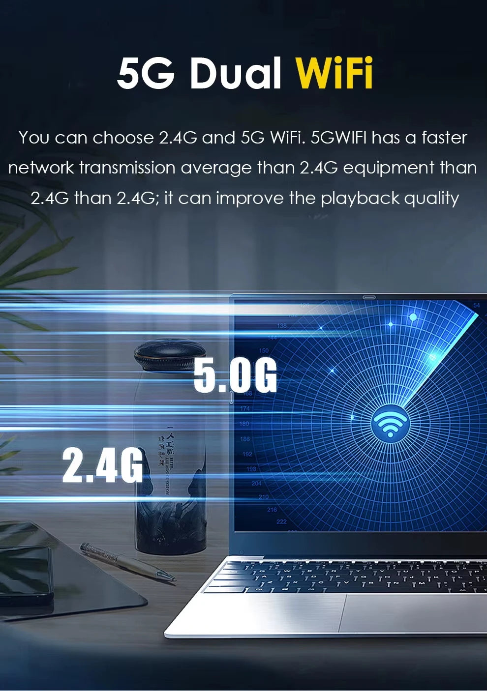 2025 15.6" Windows 11 Pro Laptop Computer Intel Core i7 8500Y 16GB 1TB Laptops Office Computer Fingerprint Unlock Notebook PC