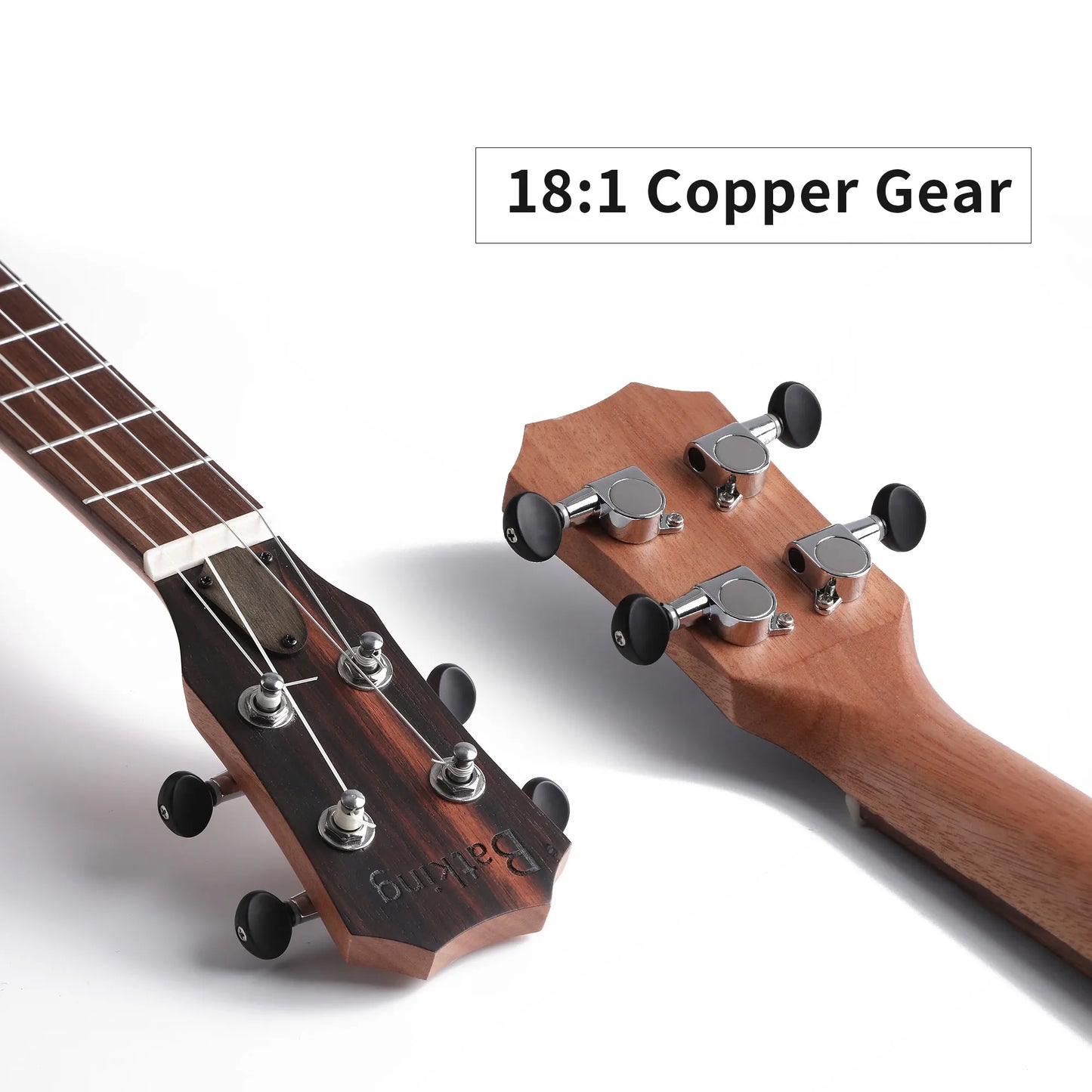 30 Inch All Blackwood Baritone Acoustic Electric Ukulele With Truss Rod with EQ with Gig Bag,Strap,Nylon String,Electric Tuner