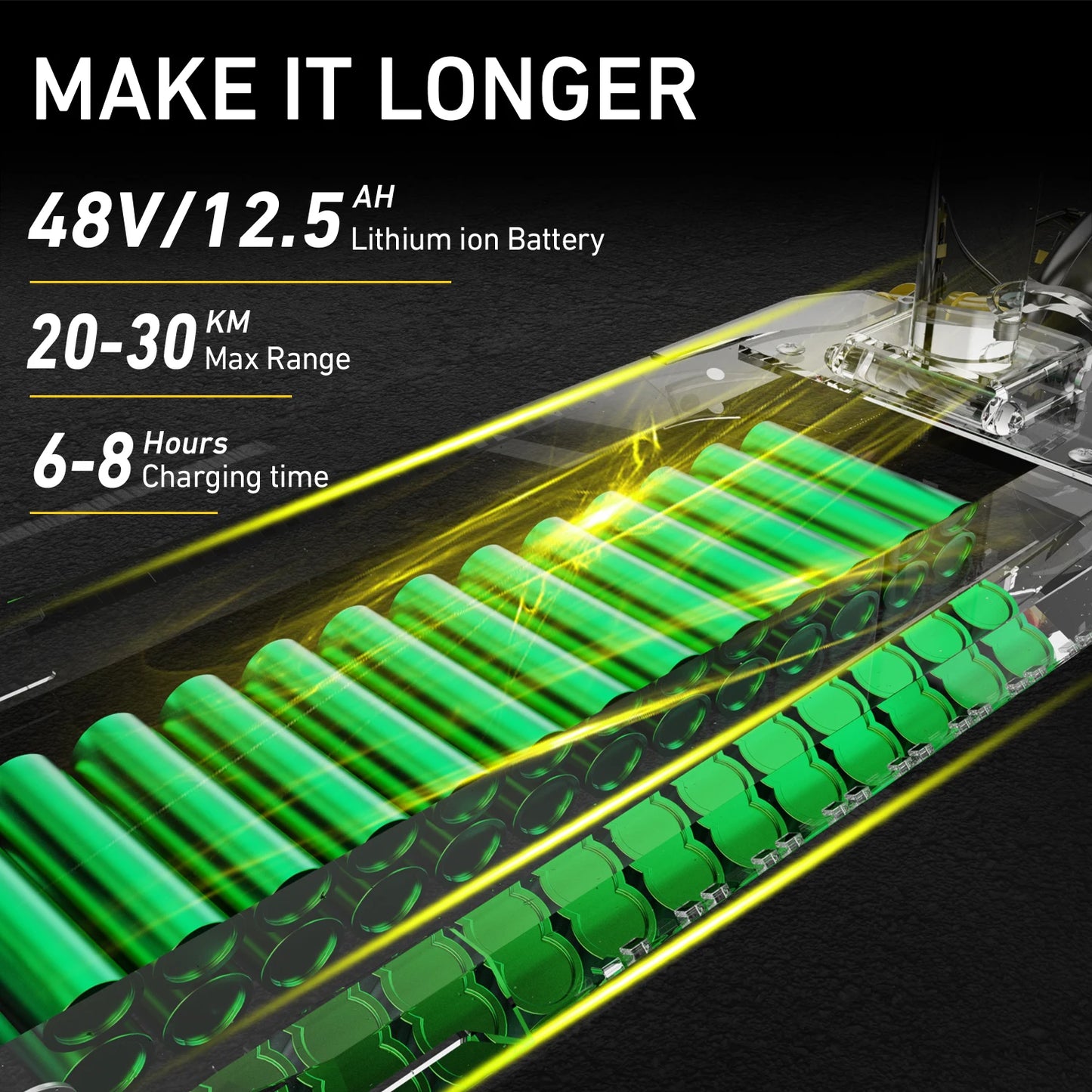 Electric Scooter IENYRID M4 Pro S+ 800W Motor 48V 12.5AH Battery 10"Tire Escooter 45km/h Max Speed Disc Brake LCD Display