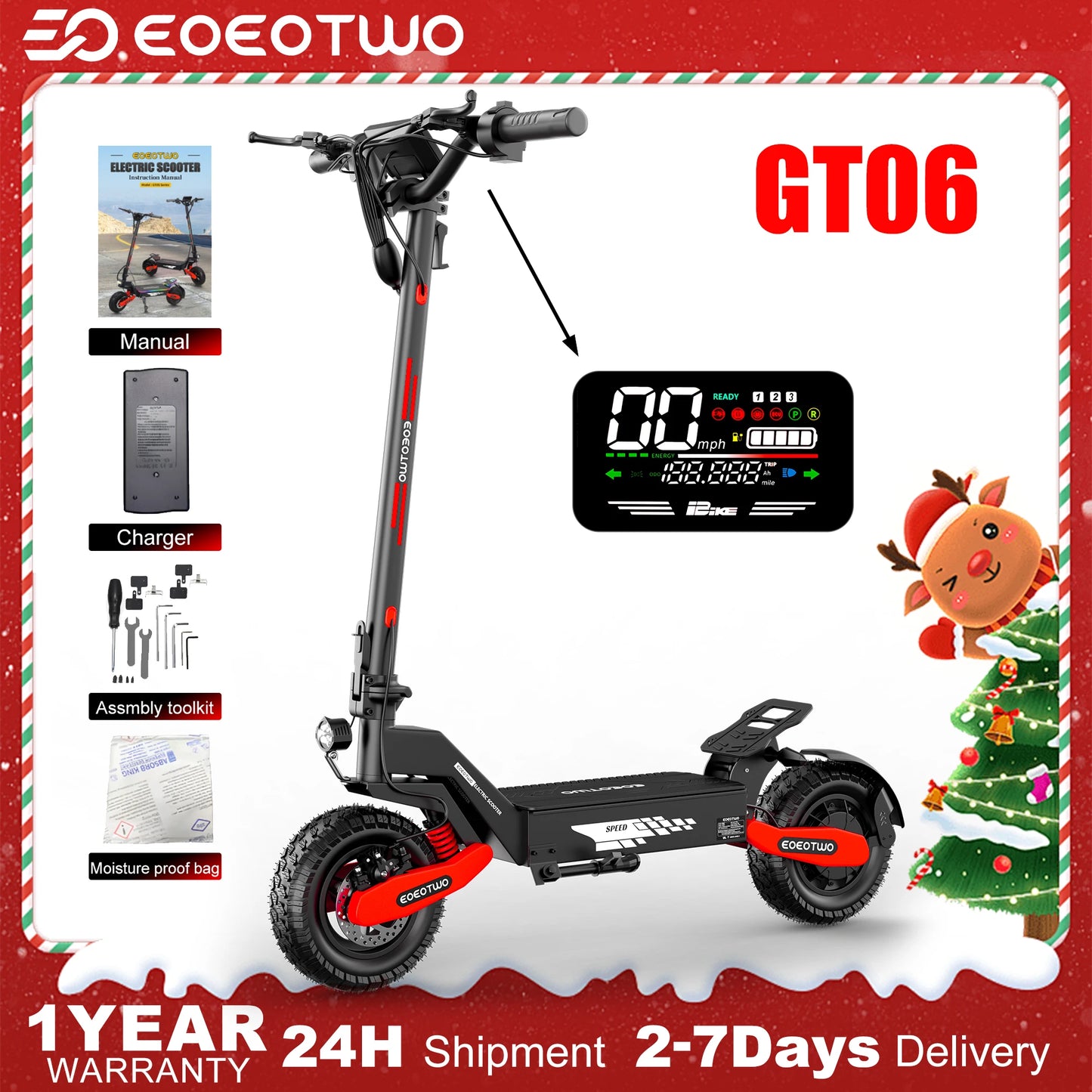 Electric Scooter,1200W Motor,MAX 40/20Miles Range&28mph Top Speed,11'' Off Road Tires,Dual Brake&Dual Suspension E-Scooter Adult