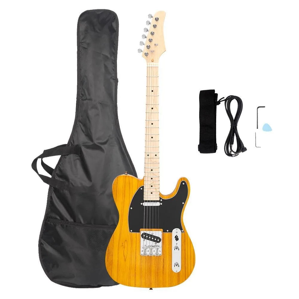 GTL Maple Fingerboard 39" Electric Guitar Gigbag Right Handed Yellow