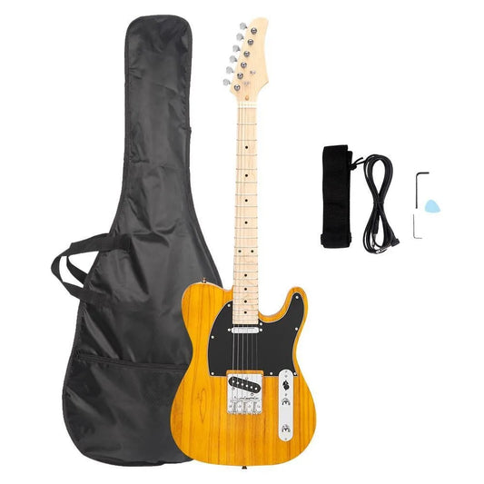 GTL Maple Fingerboard 39" Electric Guitar Gigbag Right Handed Yellow