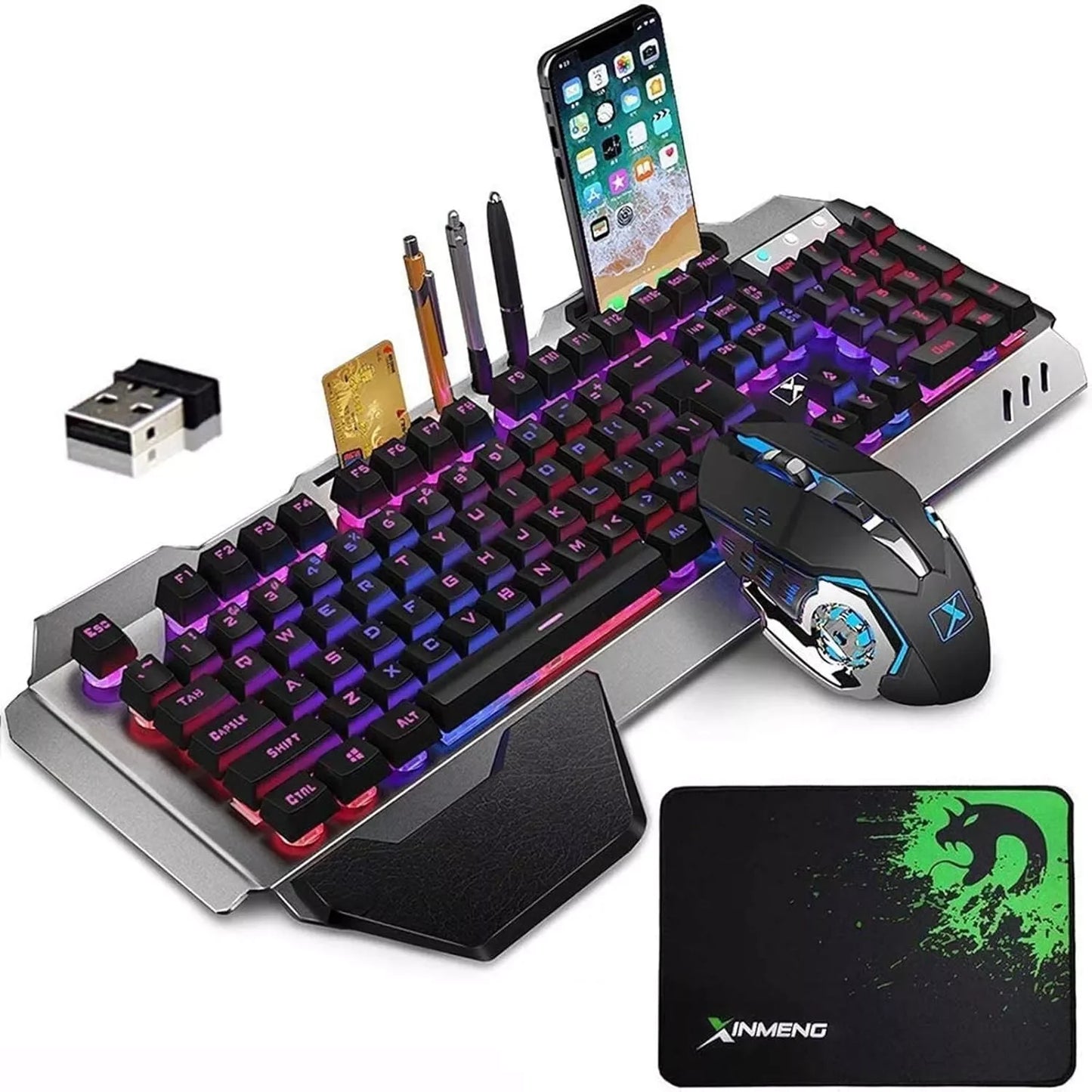 Ziyoulang Wireless Gaming Keyboard And Mouse Set With RGB Backlight