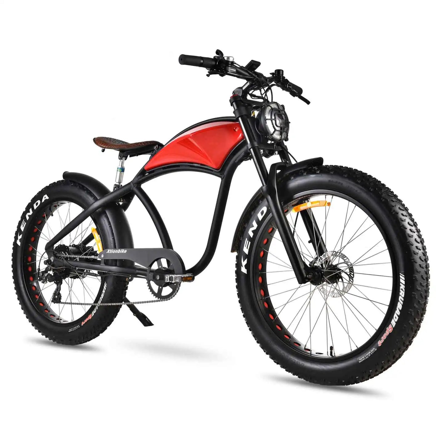 Electric Mountain Bike, 750W 31MPH Class 3 Ebike 48V 15Ah 37Mile All-Terrain Fat Tire Bicycle, Dual Suspension 7-Speed JCD UL