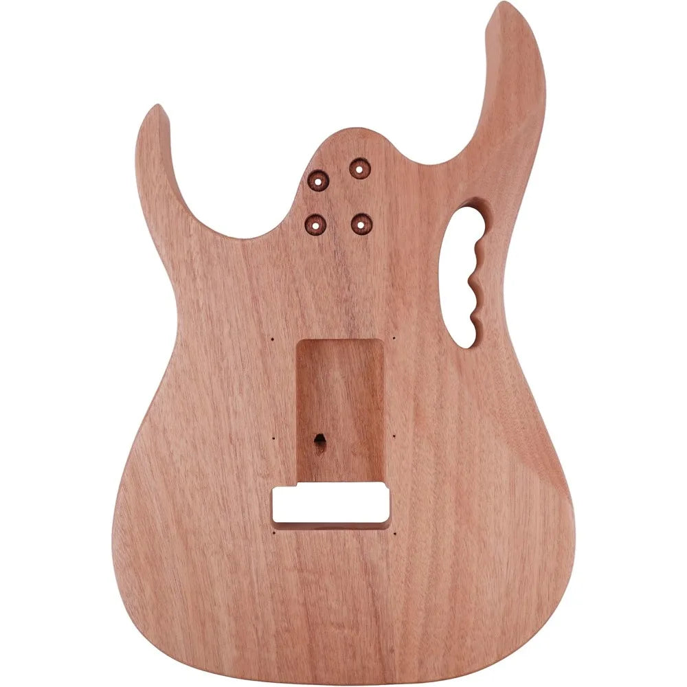 DIY Electric Guitar Kits in IBZ Style - Mahogany Body and Maple Neck - All Components Included