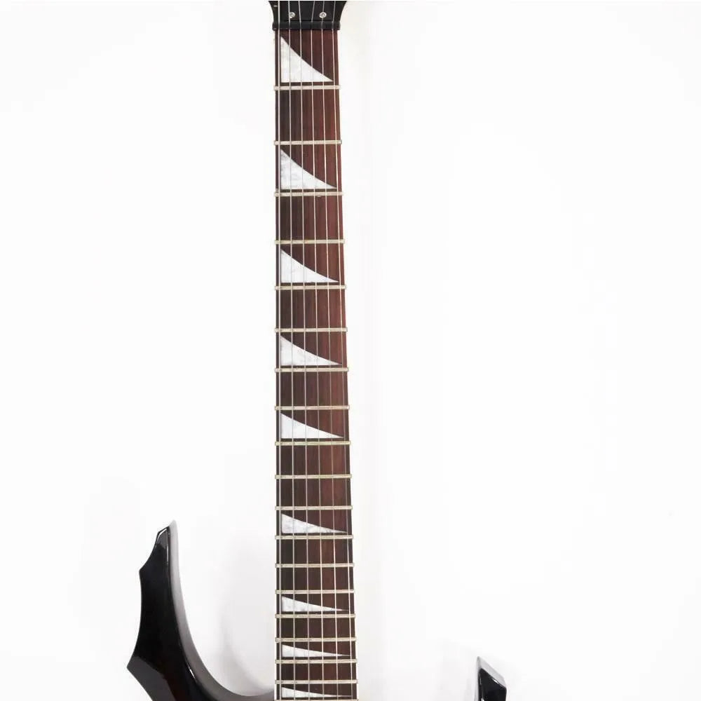 Burning Fire Style Sunset Right-Handed Basswood Electric Guitar Set