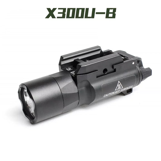 SOTAC Tactical X300UB X300U-B Flashlight X300U Scout Light White LED Hunting Weapon Light Fit 20mm Picatinny Rail