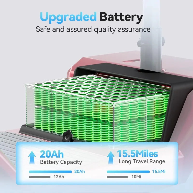 4 Wheel Lightweight Mobility Scooters for Adults, Powered Electric Wheelchair, Mobility