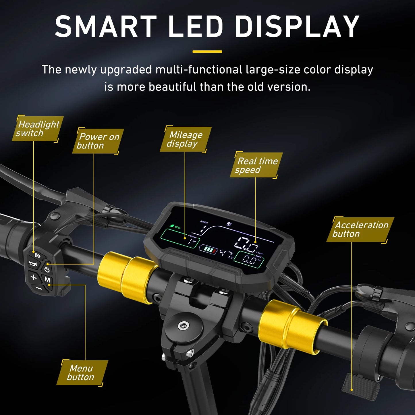 Electric Scooter IENYRID M4 Pro S+ 800W Motor 48V 12.5AH Battery 10"Tire Escooter 45km/h Max Speed Disc Brake LCD Display