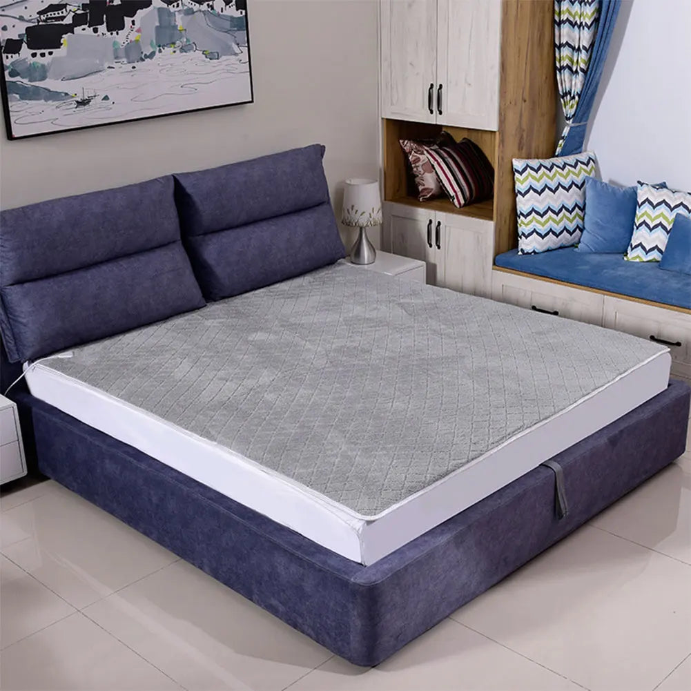 Plush Electric Blanket Double Single Velvet Intelligent Blanket Portable Grey Over Blanket Household Office Blanket