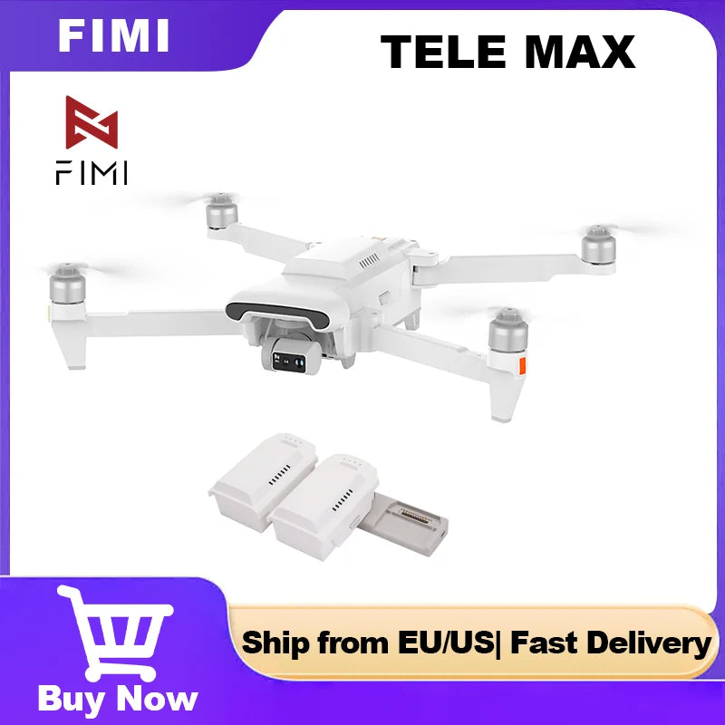 FIMI X8 Tele Max 2025 New Beyond Vision with Wide-Angle And Tele Camera 30x Hybrid Zoom 4K 60Fps 3-Axis Gimbal Super Night