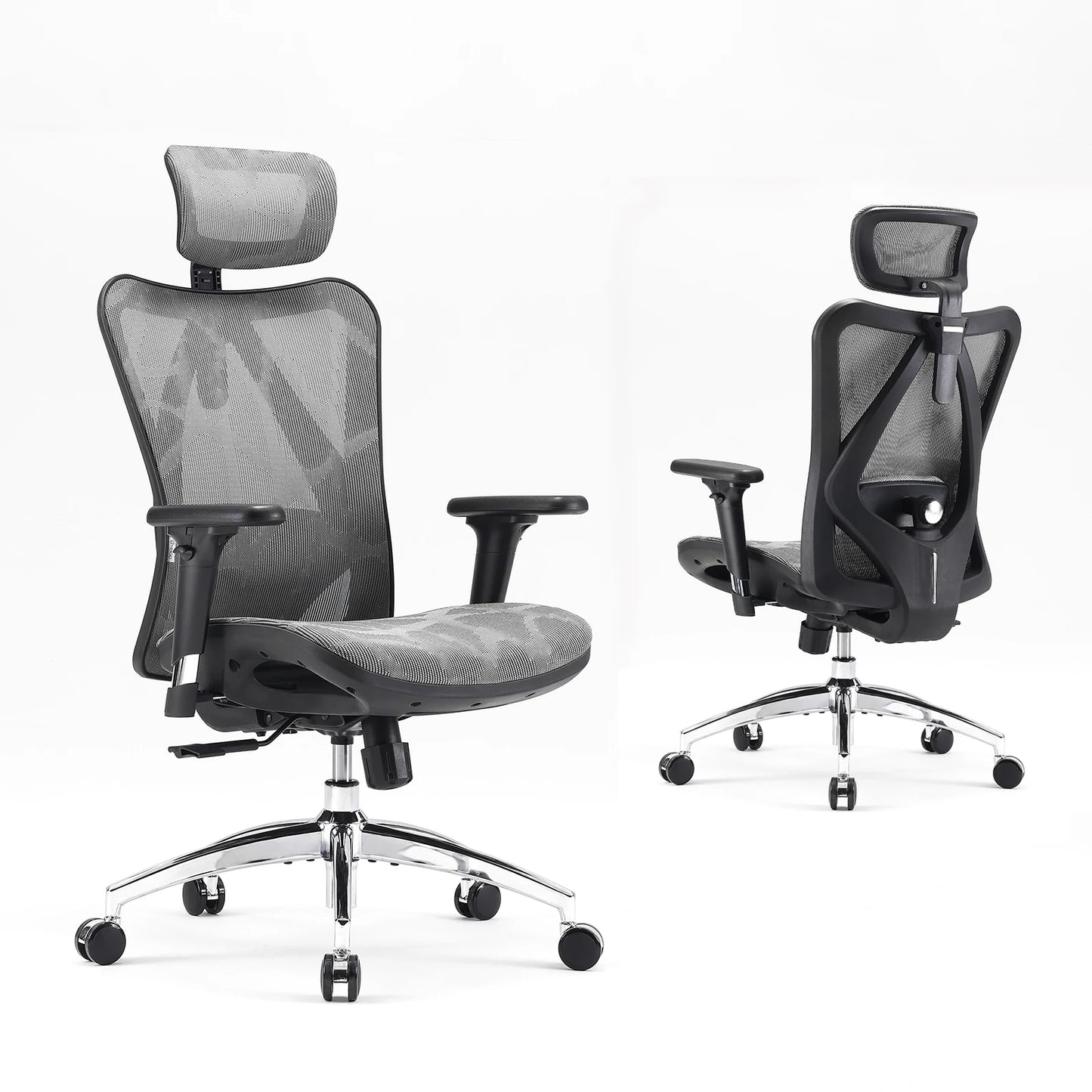 SIHOO Ergonomic Office Chair, Mesh Computer Chair with 3D Armrests, Big and Tall Desk Chair for Home Office