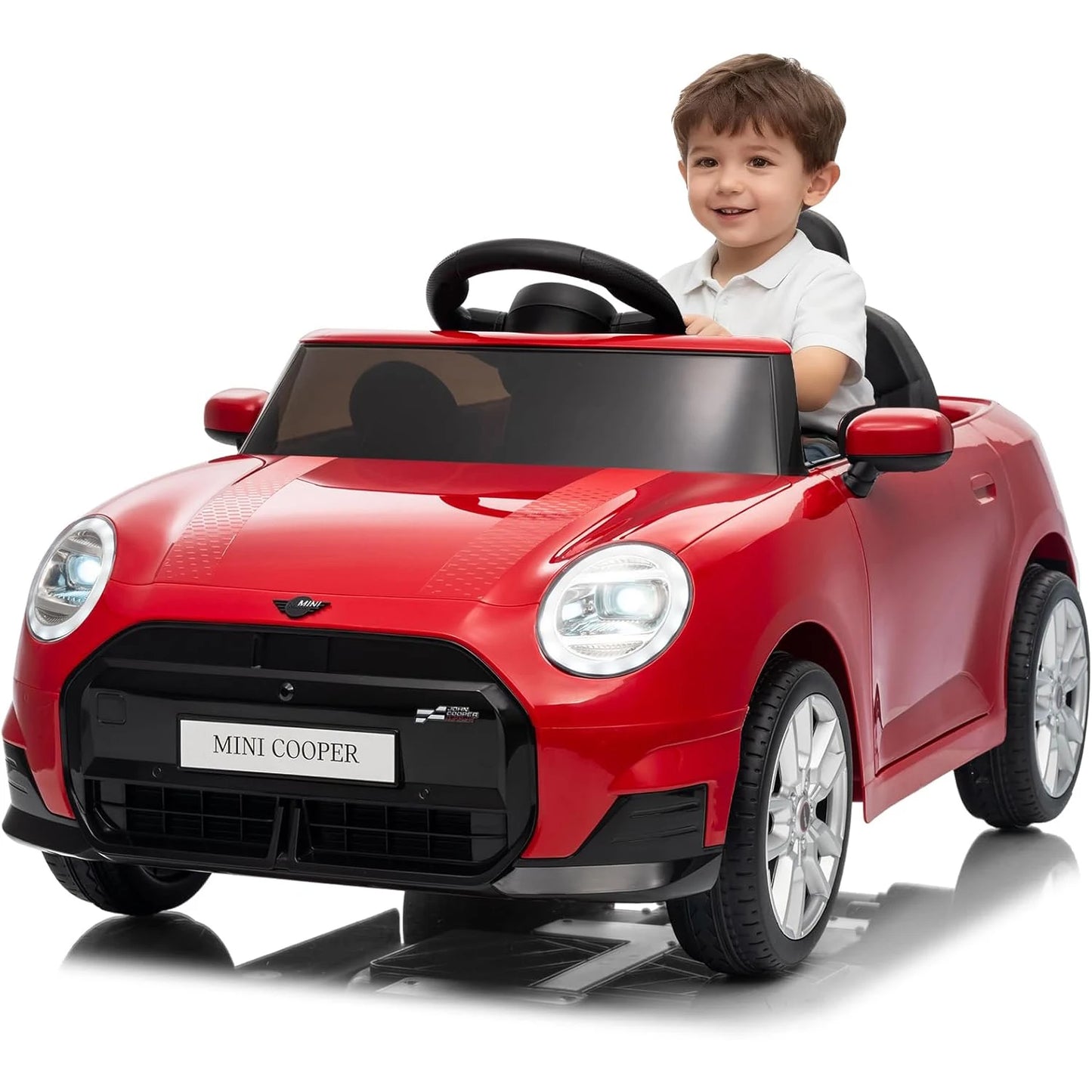 12V Ride on Car for Kids with Remote Control Electric Car with Music LED Light, Ride on Toy for Kids Gift, 4.5Ah Battery Powered