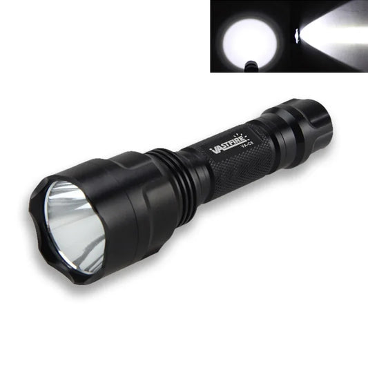 C8 LED Flashlight White/Green/Red Tactical Hunting Rifle Lantern+Pressure Switch+Rail Scope Mount+18650+USB Charger