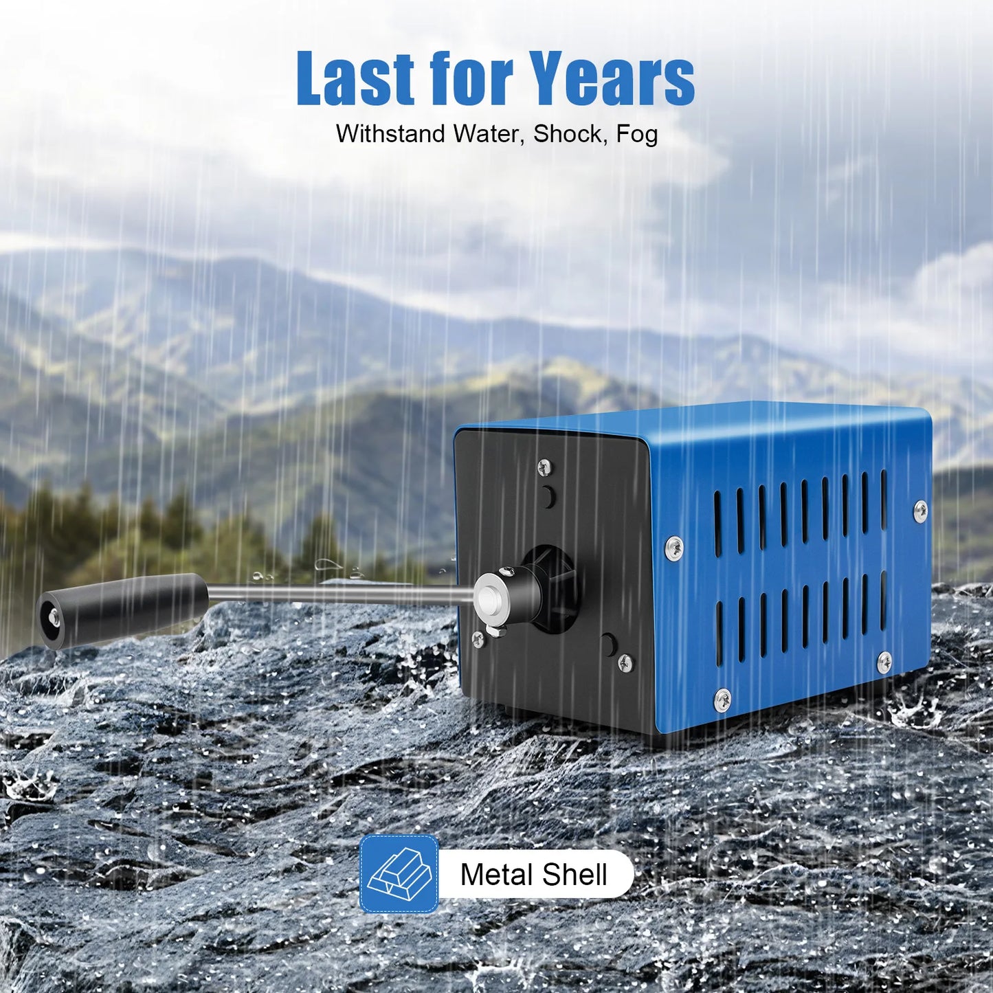 F20 Generator Motor 20W Hand crank generator Freestanding Portable Generator 28V Manual Crank Generator