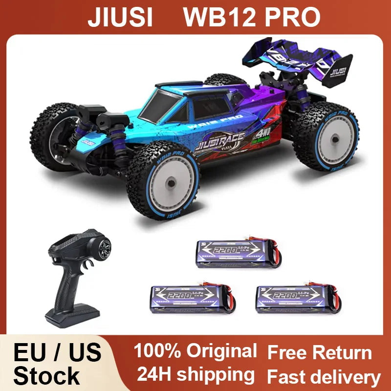 JIUSI WB12 PRO 1/12 Racing Car 4WD High Speed 80KM/H Brushless Remote Control Car Off-road Competitive Drift RC Car Toy Kid Gift