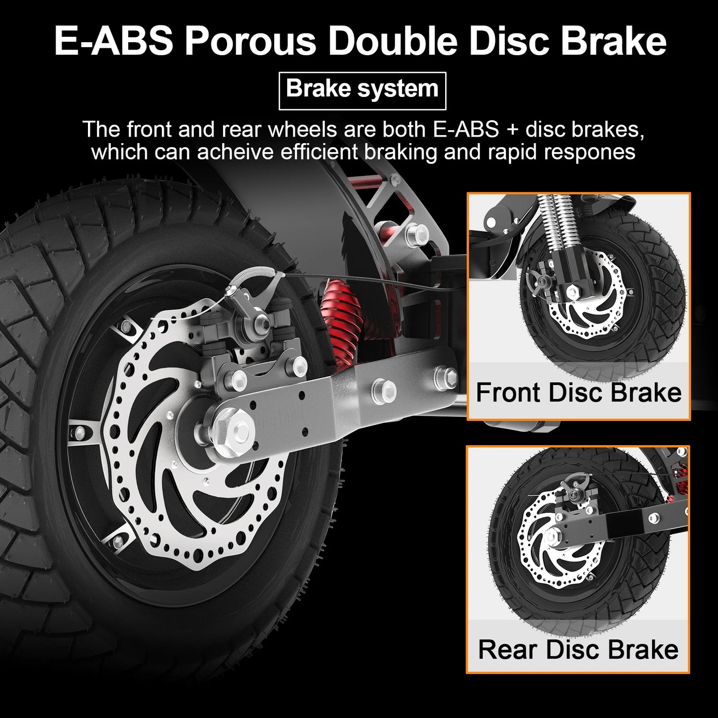 3200w Dual Motors Electric Scooter for Adults 75km/h Speed 70km Long Range 10 inch Tires E Scooter Patinete Electrico Skateboard