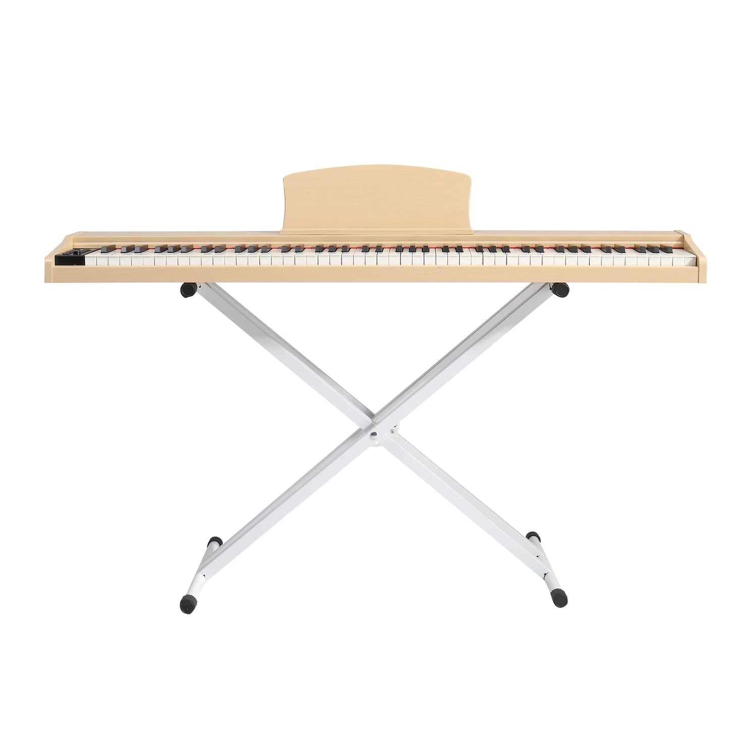 88 Key Full Size Semi-Weighted Standard Keyboards Wooden Digital Piano with Stand,Triple Pedals,Headphone and other accessorie