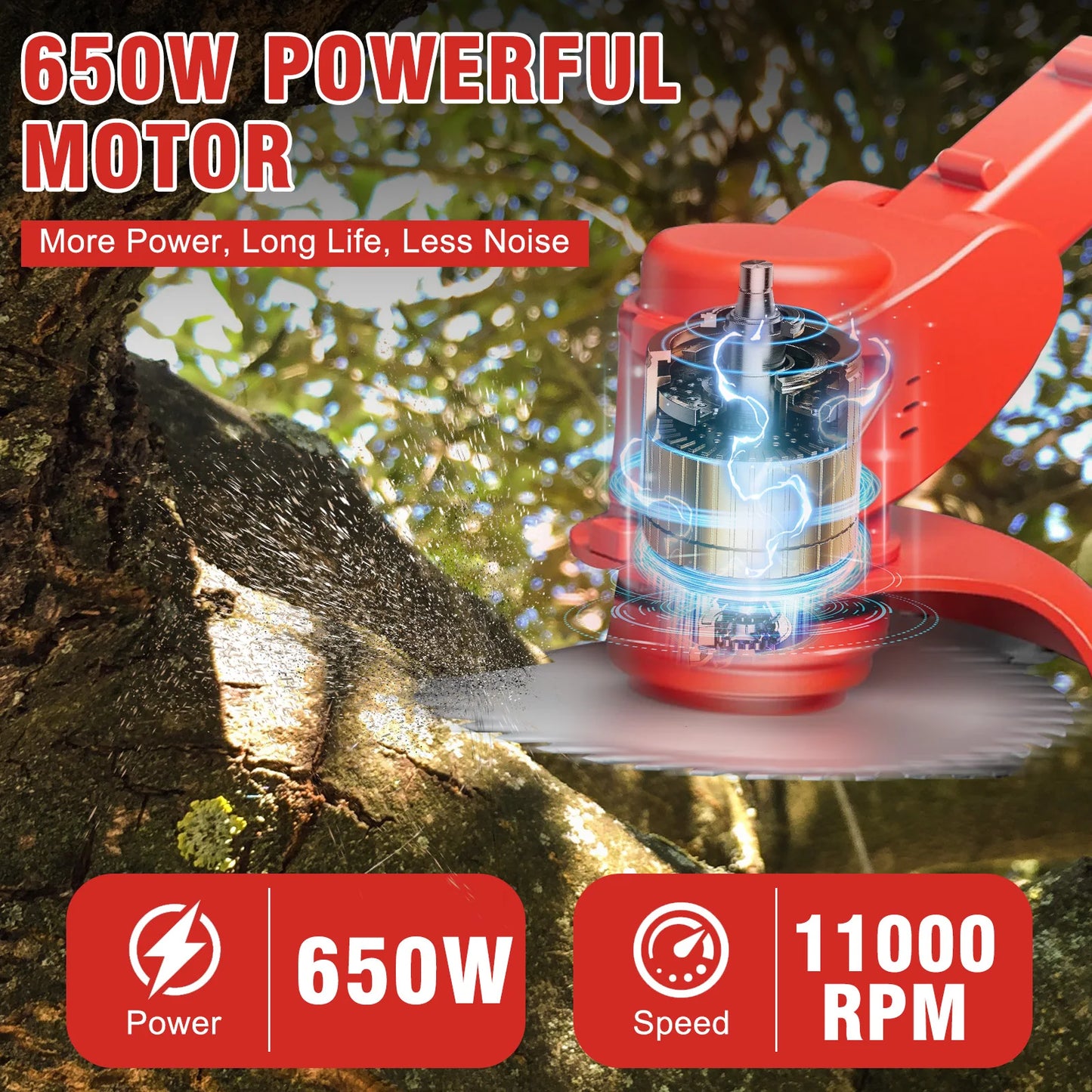 3-In-1 Cordless Grass Trimmer With Wheels Edger And Mower 21V