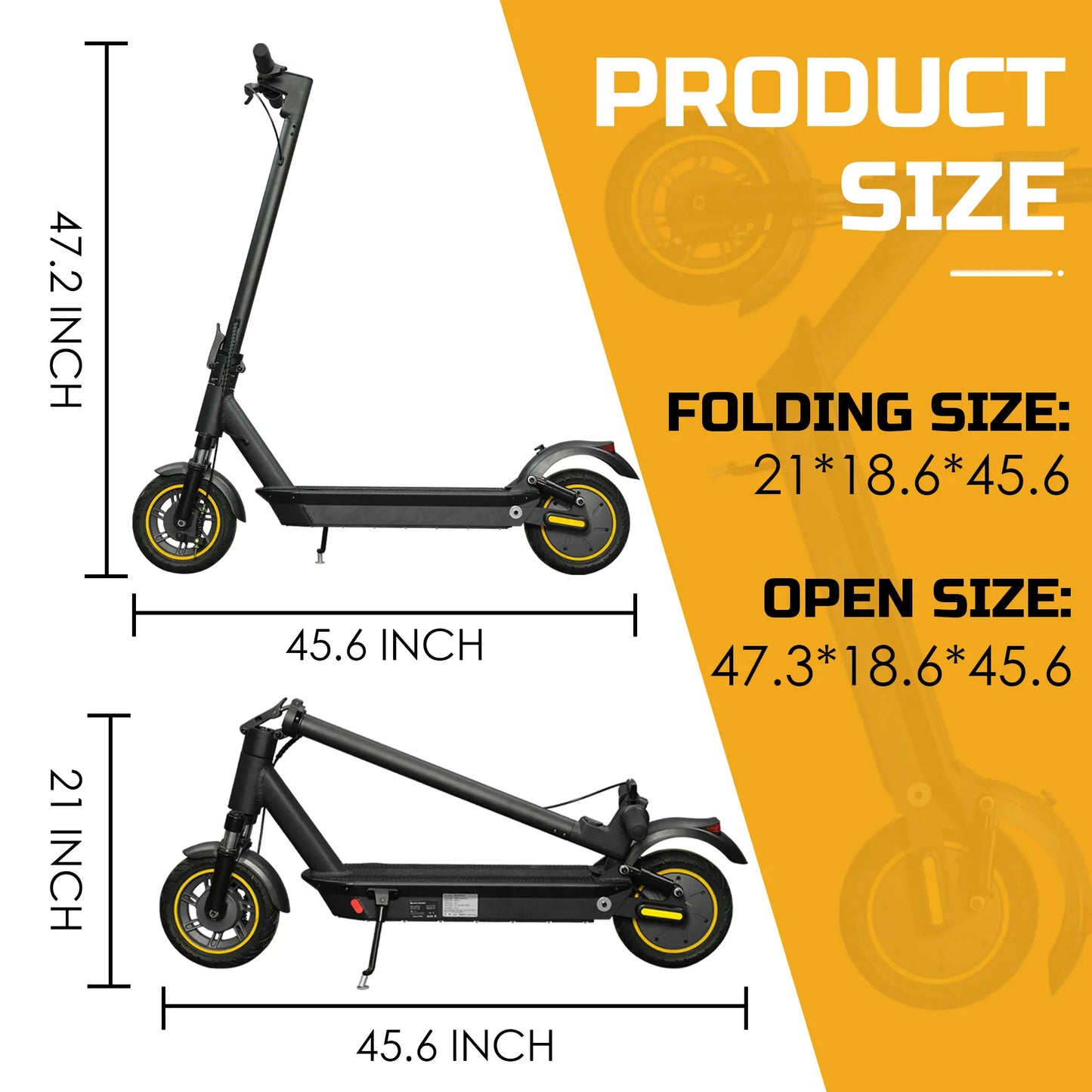 HEZZO G30 Electric Scooter for Adults 500W Motor 36V 15Ah Battery Folding Escooter 10 inch Tire City E-scooter APP