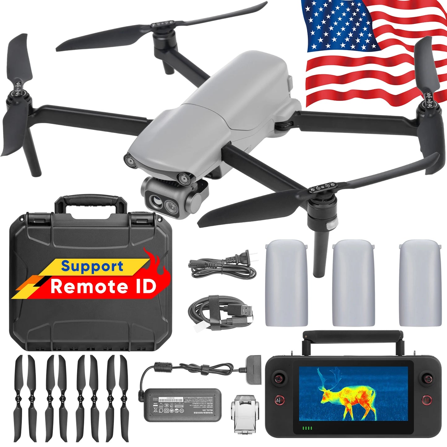 Autel EVO Lite 640T Thermal Drone, with AI Target Recognition and Positioning Design